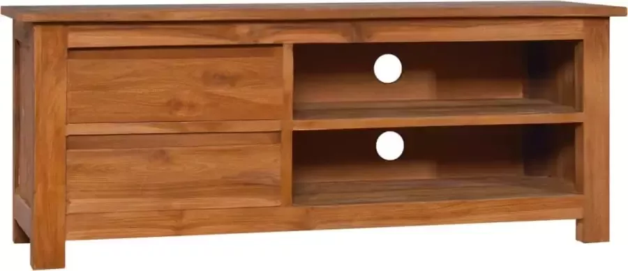 Furniture Limited Tv-meubel 100x30x40 cm massief teakhout