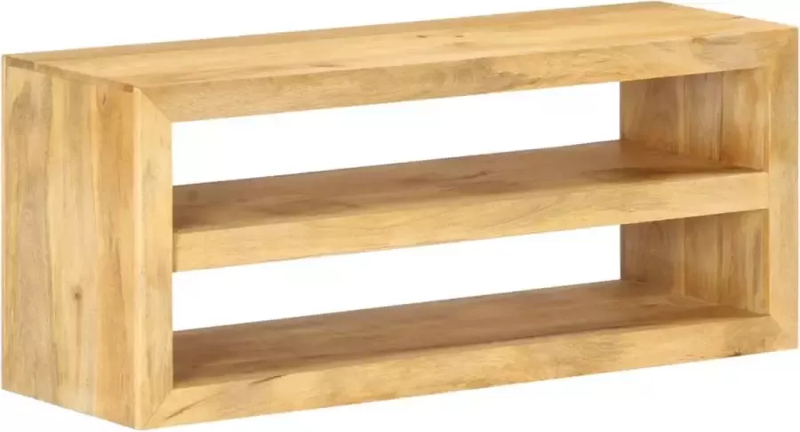 Furniture Limited Tv-meubel 107x35x45 cm massief mangohout