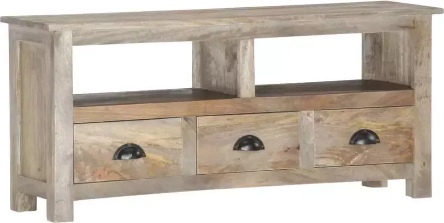 Furniture Limited Tv-meubel 110x30x50 cm massief mangohout