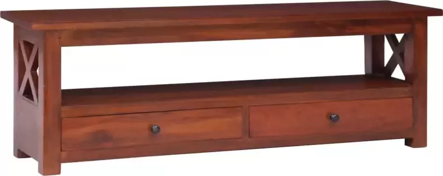 Prolenta Premium INFIORI Tv-meubel 115x30x40 cm massief mahoniehout bruin