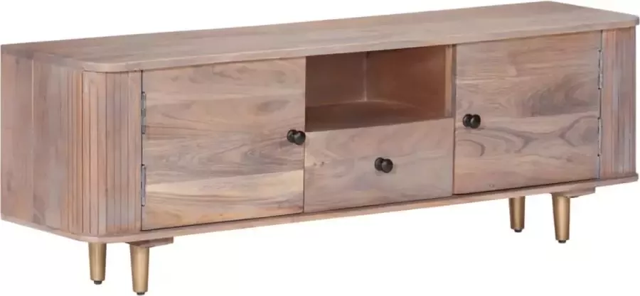 Furniture Limited Tv-meubel 118x30x40 cm massief acaciahout