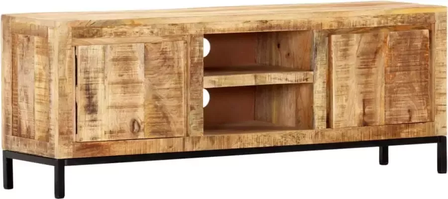 Furniture Limited Tv-meubel 118x30x45 cm massief mangohout