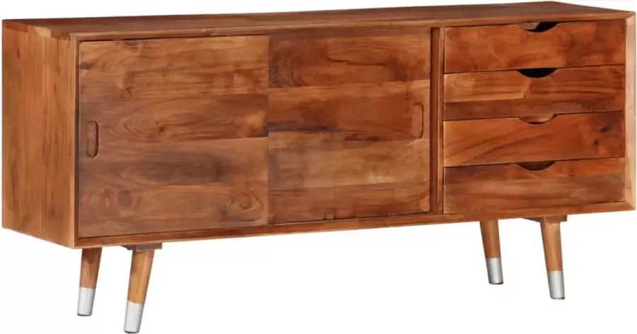 Furniture Limited Tv-meubel 118x30x55 cm massief acaciahout