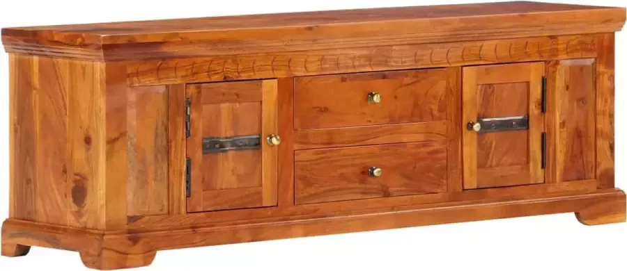 Furniture Limited Tv-meubel 119x30x40 cm massief acaciahout