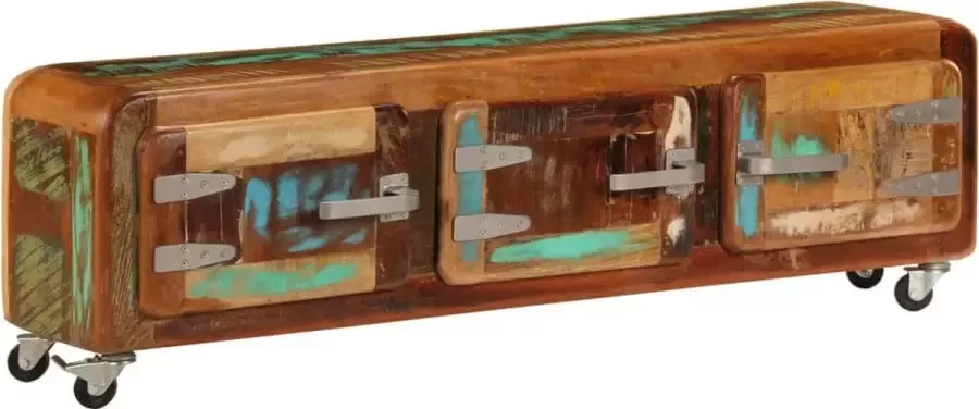 Furniture Limited Tv-meubel 120x30x37 cm massief gerecycled hout