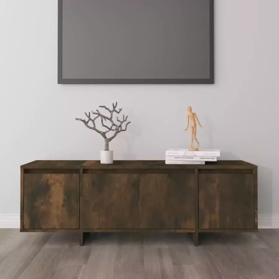 Furniture Limited Tv-meubel 120x30x40 5 cm spaanplaat gerook eikenkleurig