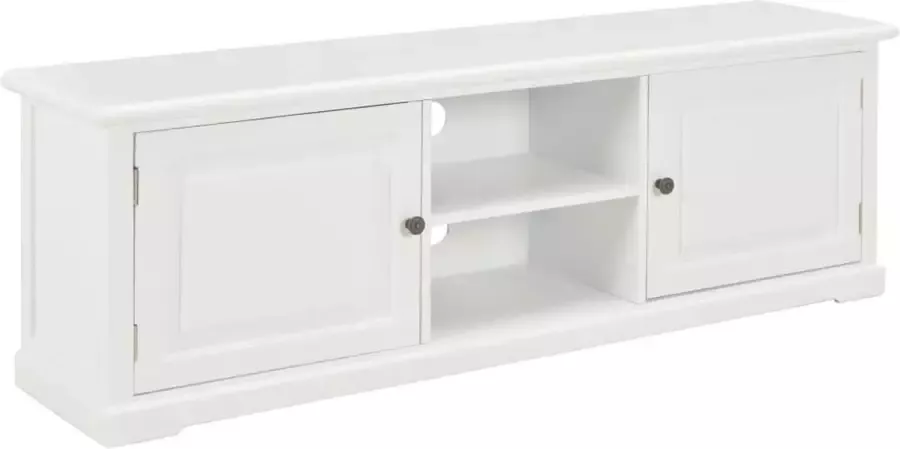 Furniture Limited Tv-meubel 120x30x40 cm hout wit - Foto 2