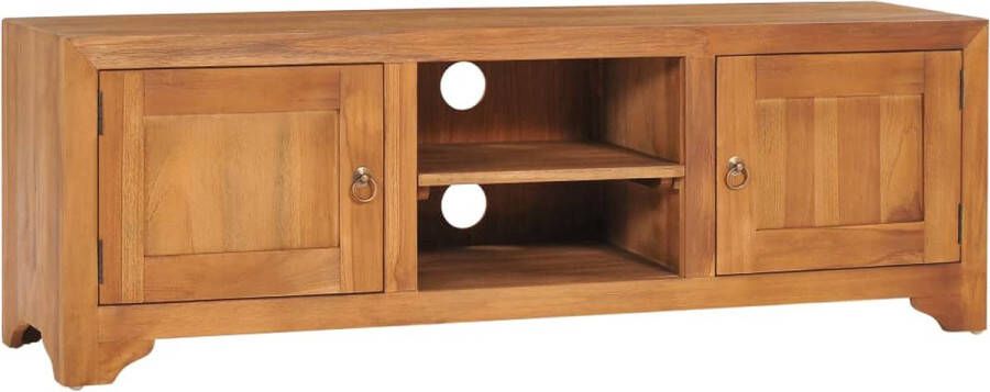 Furniture Limited Tv-meubel 120x30x40 cm massief teakhout