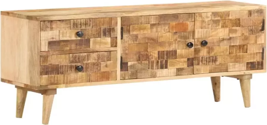 Furniture Limited Tv-meubel 120x30x45 cm massief mangohout