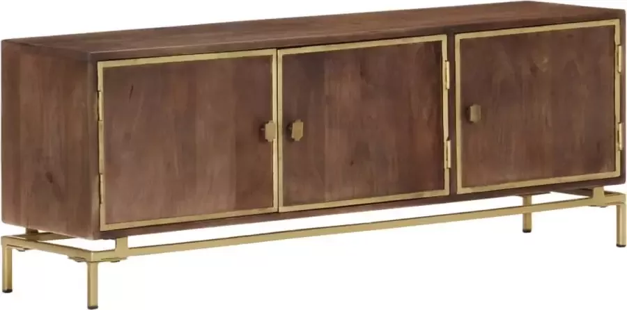 Furniture Limited Tv-meubel 120x30x46 cm massief mangohout