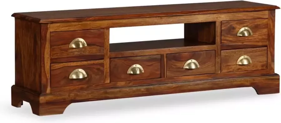 Furniture Limited Tv-meubel 120x40x30 cm massief sheeshamhout