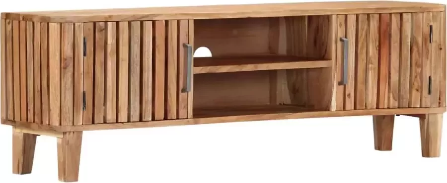 Furniture Limited Tv-meubel 130x30x45 cm massief acaciahout