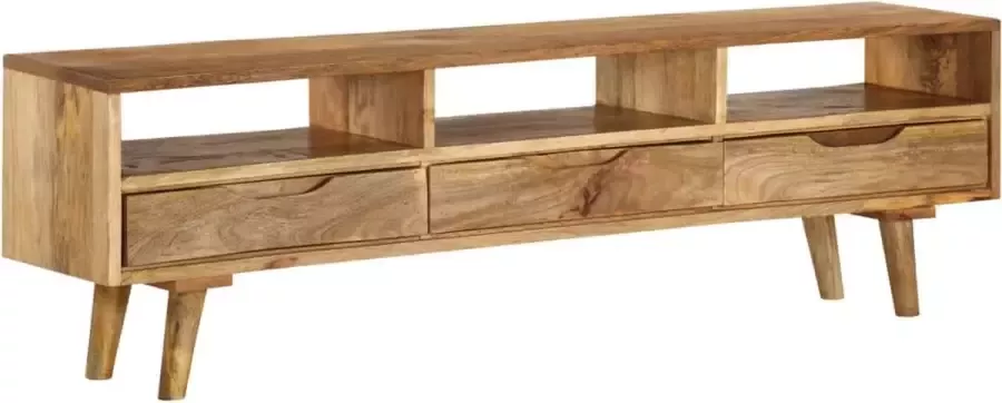 Furniture Limited Tv-meubel 140x30x41 cm massief mangohout