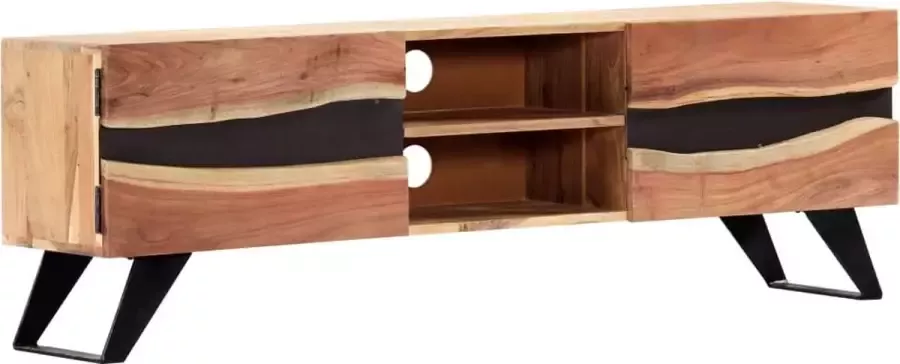 Furniture Limited Tv-meubel 140x30x45 cm massief acaciahout
