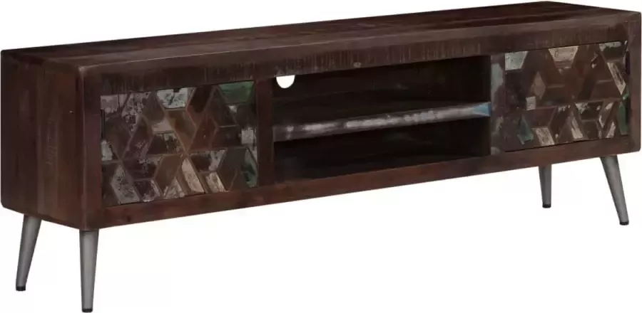 Furniture Limited Tv-meubel 140x30x45 cm massief gerecycled hout