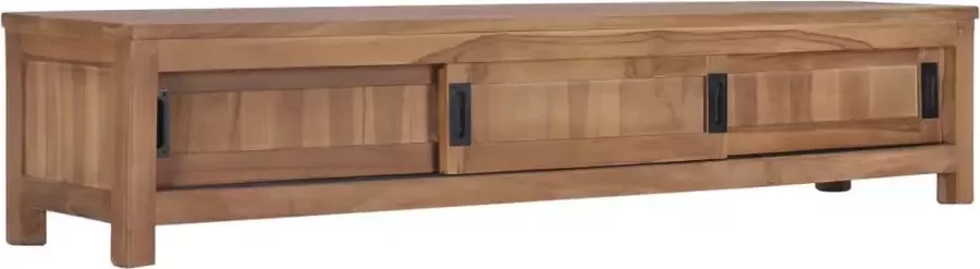Furniture Limited Tv-meubel 150x30x30 cm massief teakhout