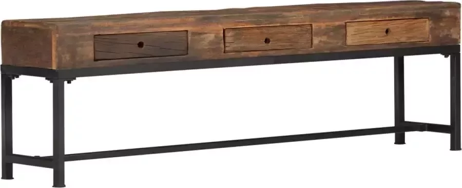 Furniture Limited Tv-meubel 150x30x46 cm massief gerecycled hout