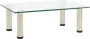 Furniture Limited Tv-meubel 40x35x17 cm gehard glas transparant - Thumbnail 1