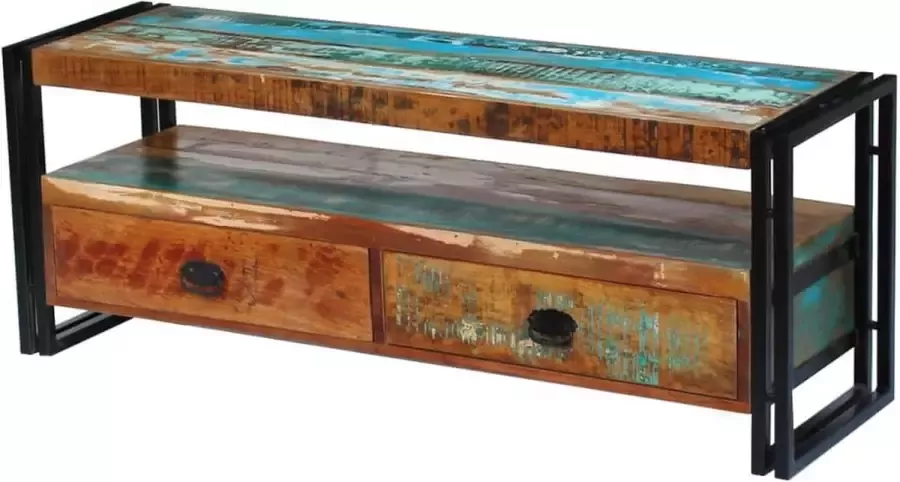 Prolenta Premium INFIORI Tv-meubel massief gerecycled hout - Foto 3