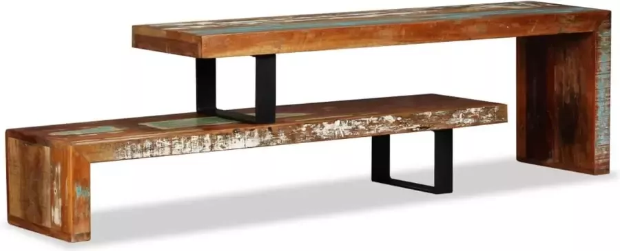 Prolenta Premium INFIORI Tv-meubel massief gerecycled hout - Foto 2