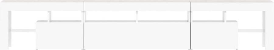 Furniture Limited Tv-meubel met LED-verlichting 230x36 5x40 cm wit