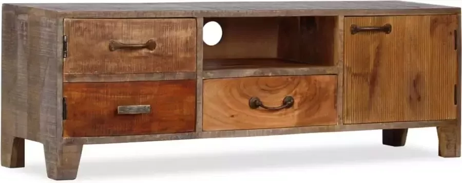 Prolenta Premium INFIORI Tv-meubel vintage 118x30x40 cm massief hout