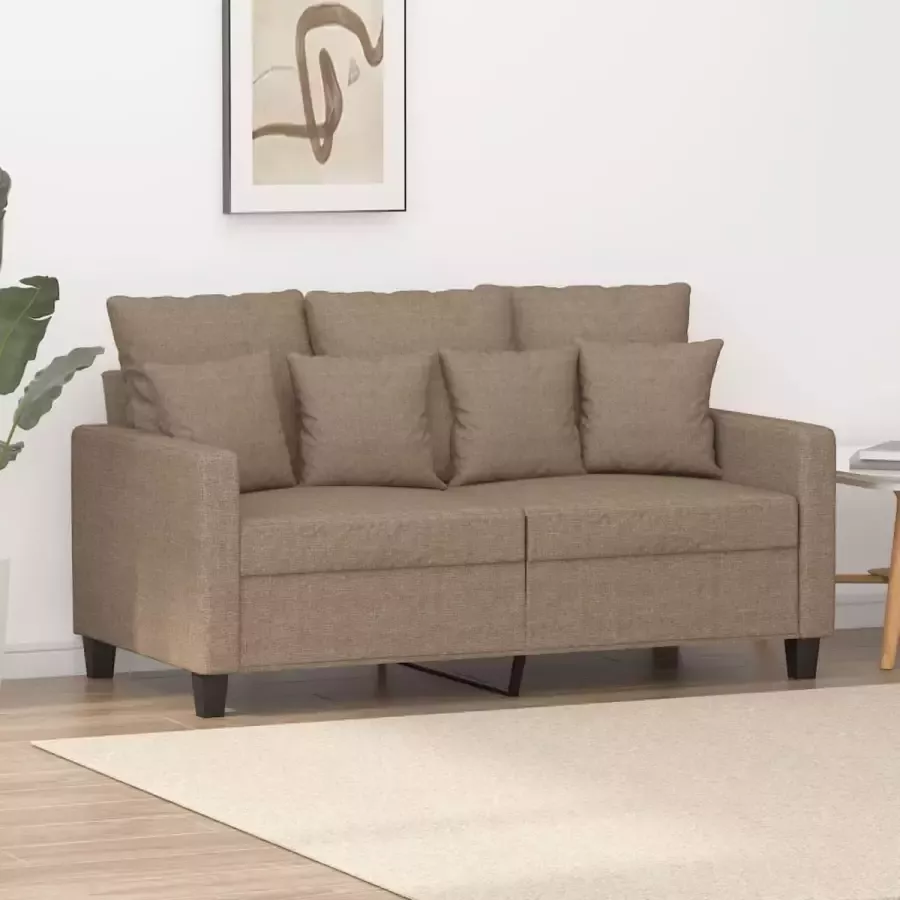 Furniture Limited Tweezitsbank 120 cm stof taupe