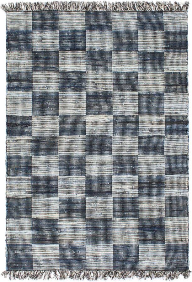 Furniture Limited Vloerkleed c -ndi handgeweven 120x170 cm denim blauw