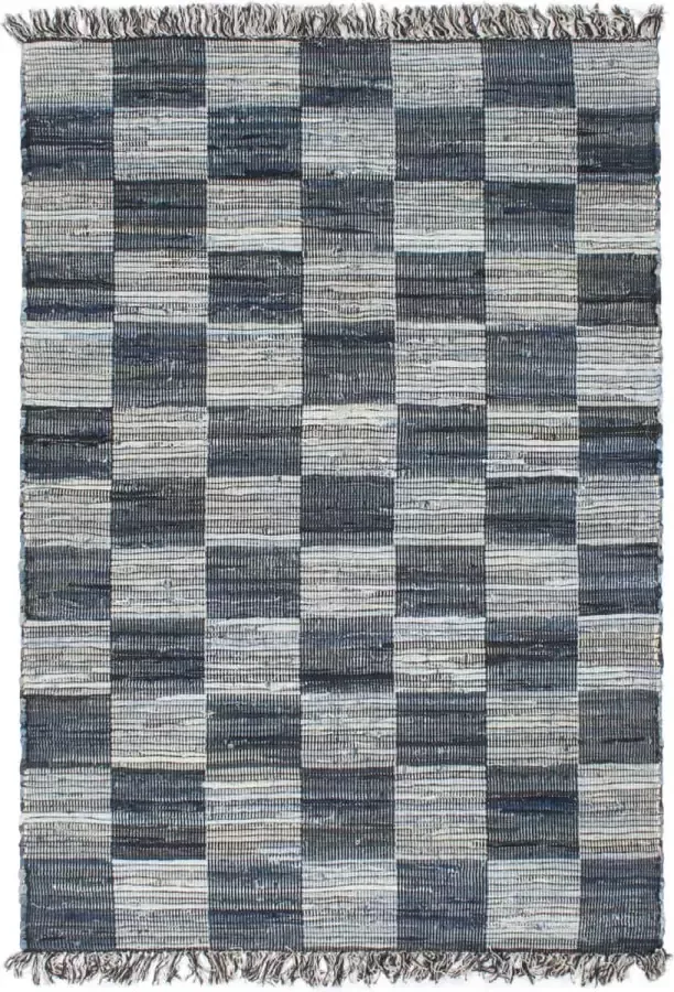 Furniture Limited Vloerkleed c -ndi handgeweven 160x230 cm denim blauw