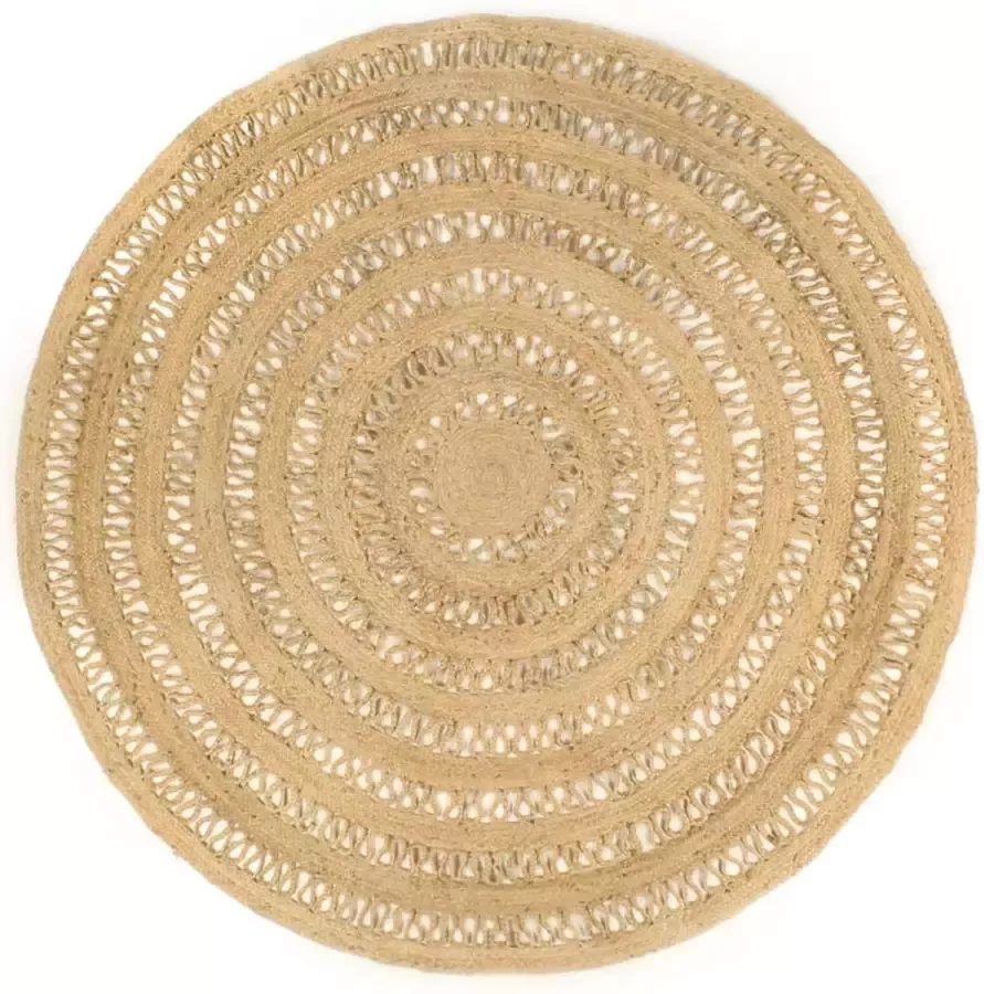 Furniture Limited Vloerkleed handgemaakt 210 cm gevlochten jute