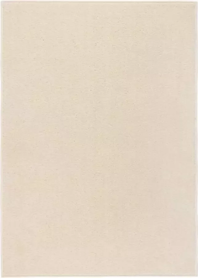 Furniture Limited Vloerkleed kortpolig 120x170 cm crèmekleurig