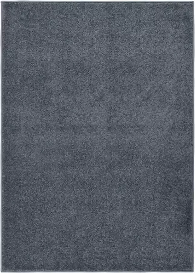 Furniture Limited Vloerkleed kortpolig 140x200 cm antracietkleurig