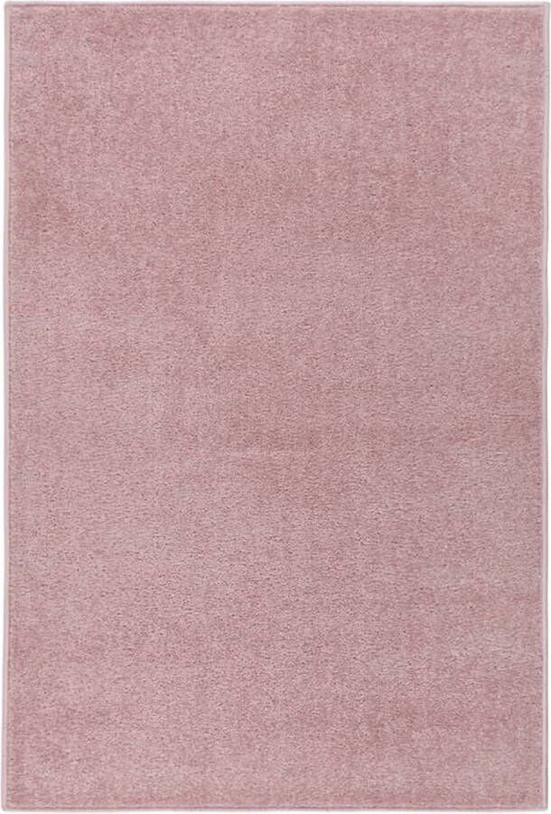 Furniture Limited Vloerkleed kortpolig 160x230 cm roze