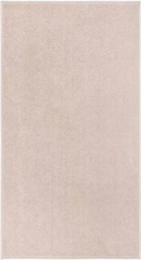 Furniture Limited Vloerkleed kortpolig 80x150 cm donkerbeige