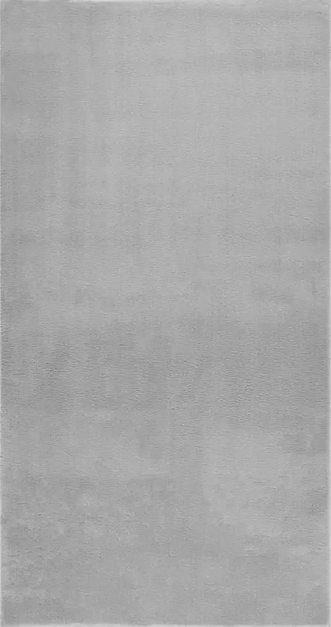 Furniture Limited Vloerkleed wasbaar pluizig korte pool anti-slip 80x150 cm grijs