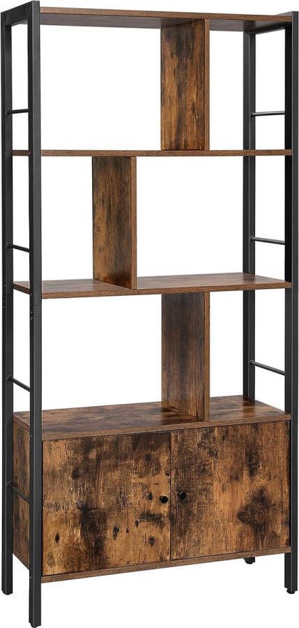 FurnStar Boekenkast 154.5x74x30cm Bruin