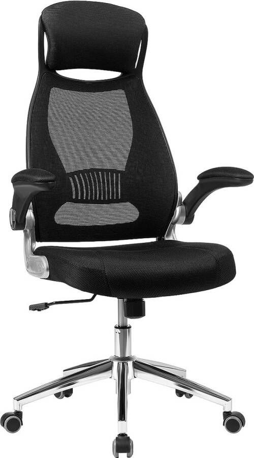 FurnStar bureaustoel Ergonomische bureaustoel Gamestoel Met wieltjes Zwart