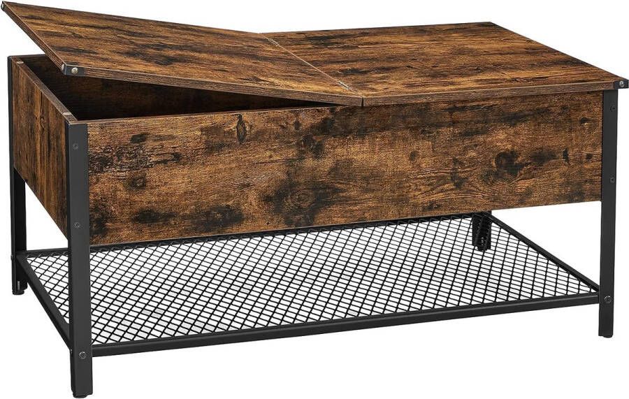 FurnStar salontafel Opbergtafel 100x55x47cm – Bruin