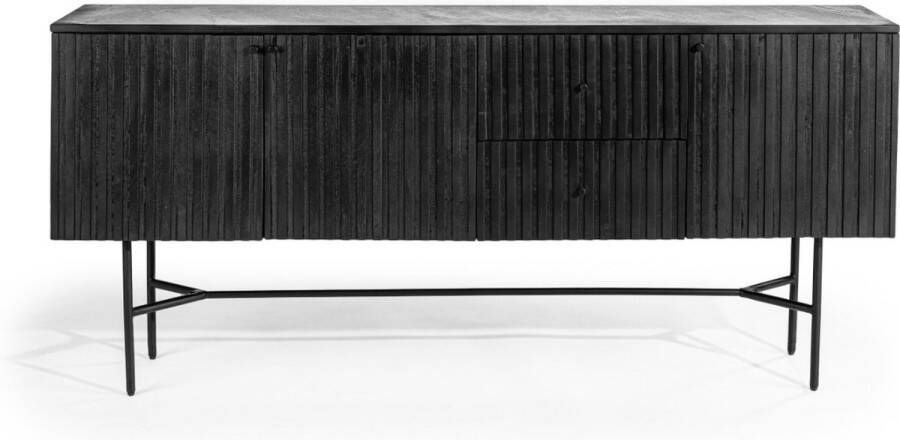 Furntastik Dressoir Burgos 175 cm zwart - Foto 1
