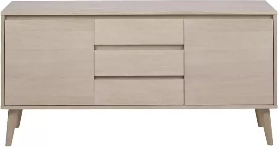 Hioshop Naila dressoir eiken wit 150x40x75 cm. - Foto 2