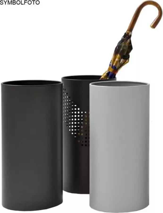 G-line Pro Paraplubak met wateropvang in italiaans design zwart gelakt staal Graepel