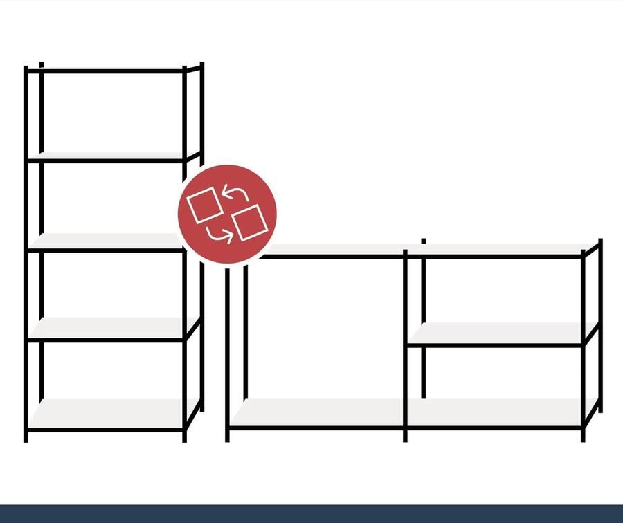 G-Rack Rekken Voor De Garage 180cm X 90cm X 45cm Zware Rekken Voor Opslag 1