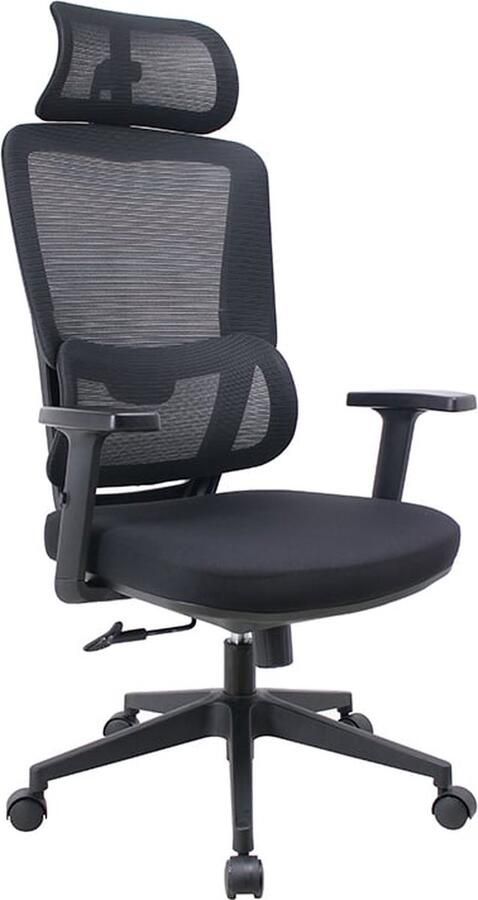 Game Hero OFFICE HERO Ergo G1 Ergonomische Bureaustoel voor Volwassenen Kantelfunctie Mesh 150KG Zwart