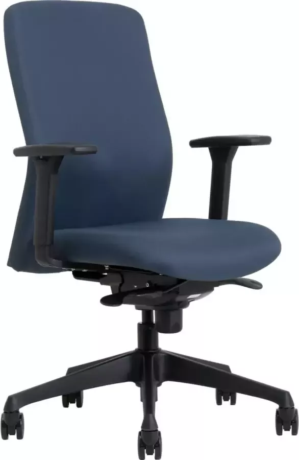 Game Hero Office Hero Pharaoh Ergonomische Bureaustoel Bureaustoelen voor Volwassenen Verstelbaar Blauw Stof Gemonteerd geleverd