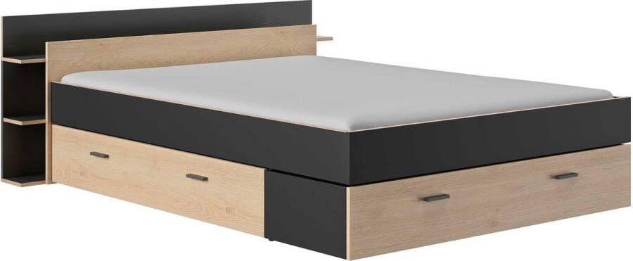 Gami Bed Eveline 140x190 Zwart