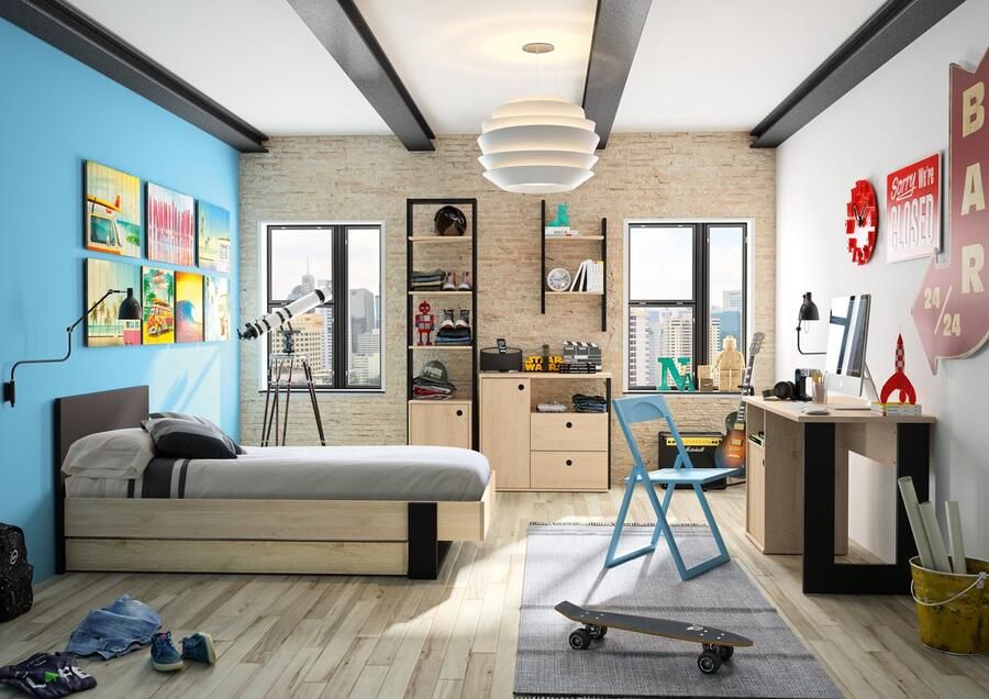 Gami Nachtkastje Bruin 44cm - Foto 2