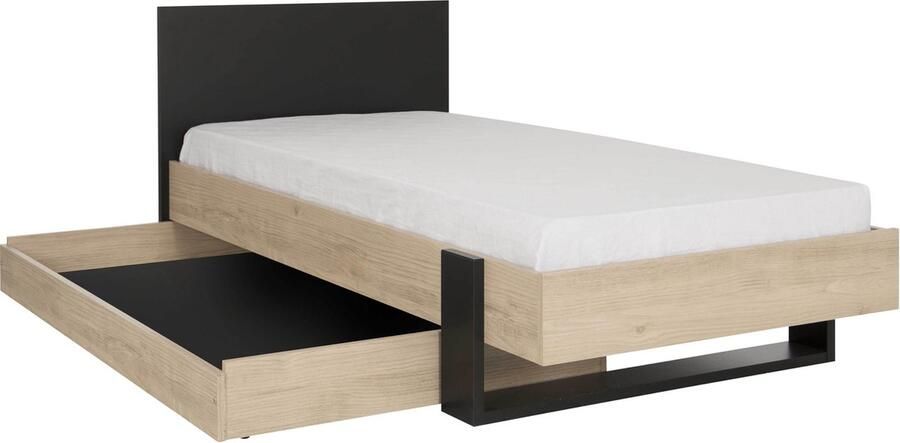 Gami Eenpersoonsbed Dean 90x190 Bruin - Foto 2