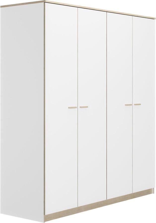 Gami Kledingkast Tulle 181 x 60 x 200 cm Wit design