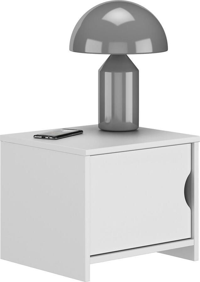 Gami Nachtkastje Wit 40cm