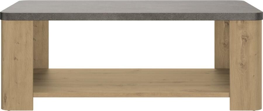 Gami EMOB Salontafel Oxyde 120 x 70 x 44 cm Artisan Oak-design Gautier Salontafels outlet Bruin MDF Salontafels outlet Op voorraad - Foto 2